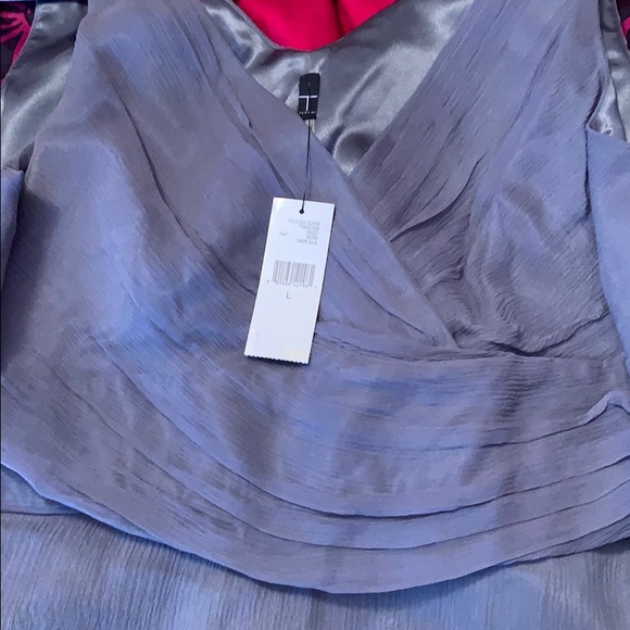 Tahiti Silk slate gray NWT dressy tank - Picture 4 of 4